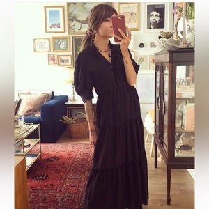 Never fully dressed black panel dress M(8)